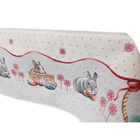 Obrus Wielkanocny 140X280 Cm Na Stół Ozdobny Dekoracyjny Leveret