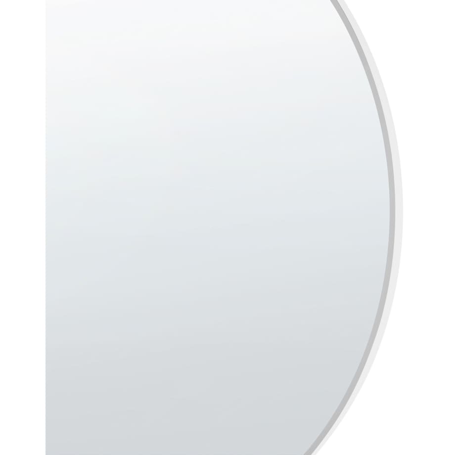 Lustro ścienne 80 x 80 cm srebrne ANNEMASSE