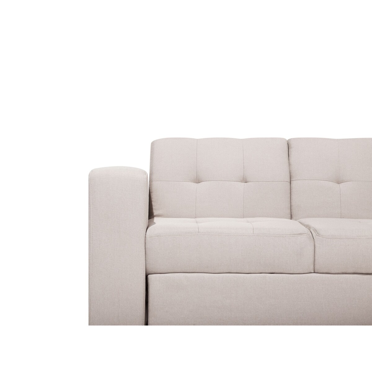 Sofa rozkładana beżowa FALSTER