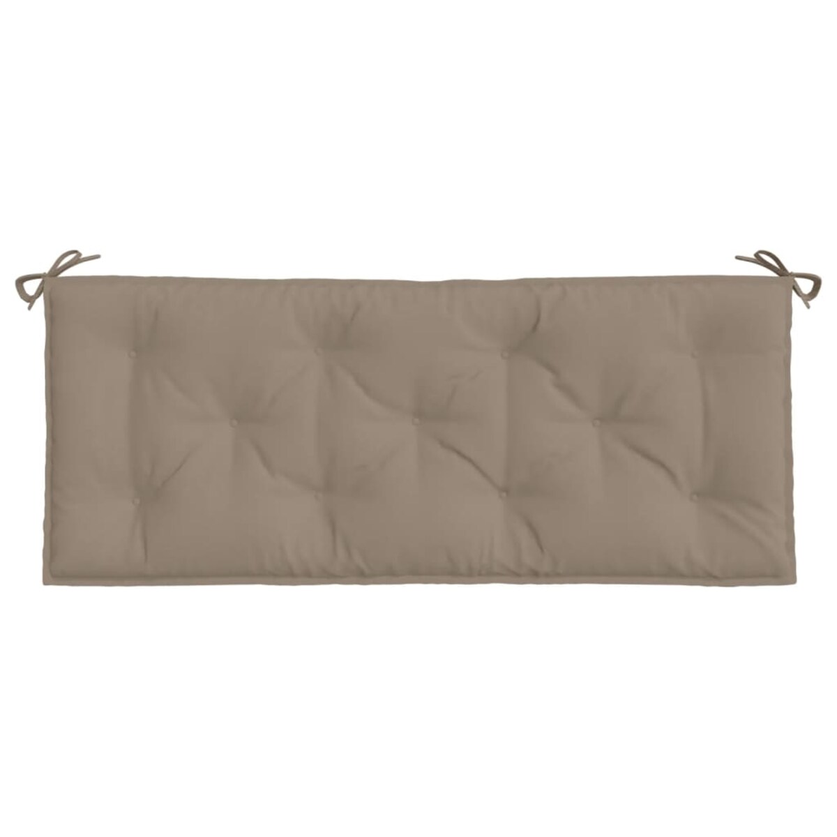 vidaXL Poduszka na ławkę ogrodową, taupe, 120x50x7 cm, tkanina