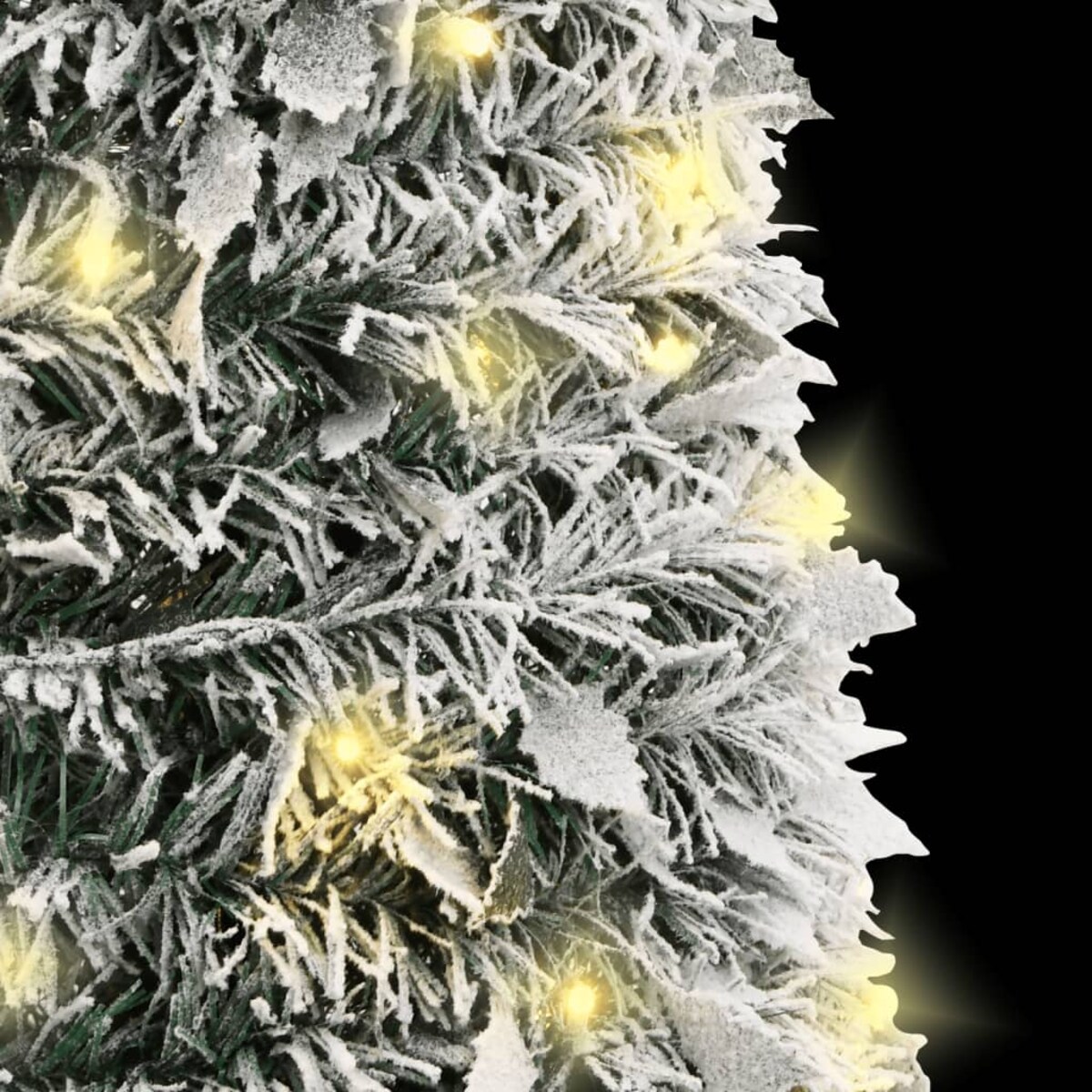 vidaXL Sztuczna choinka typu pop-up, ośnieżona, 50 LED, 120 cm