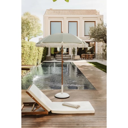 Parasol ogrodowy retro miętowy Mika Ø175 cm