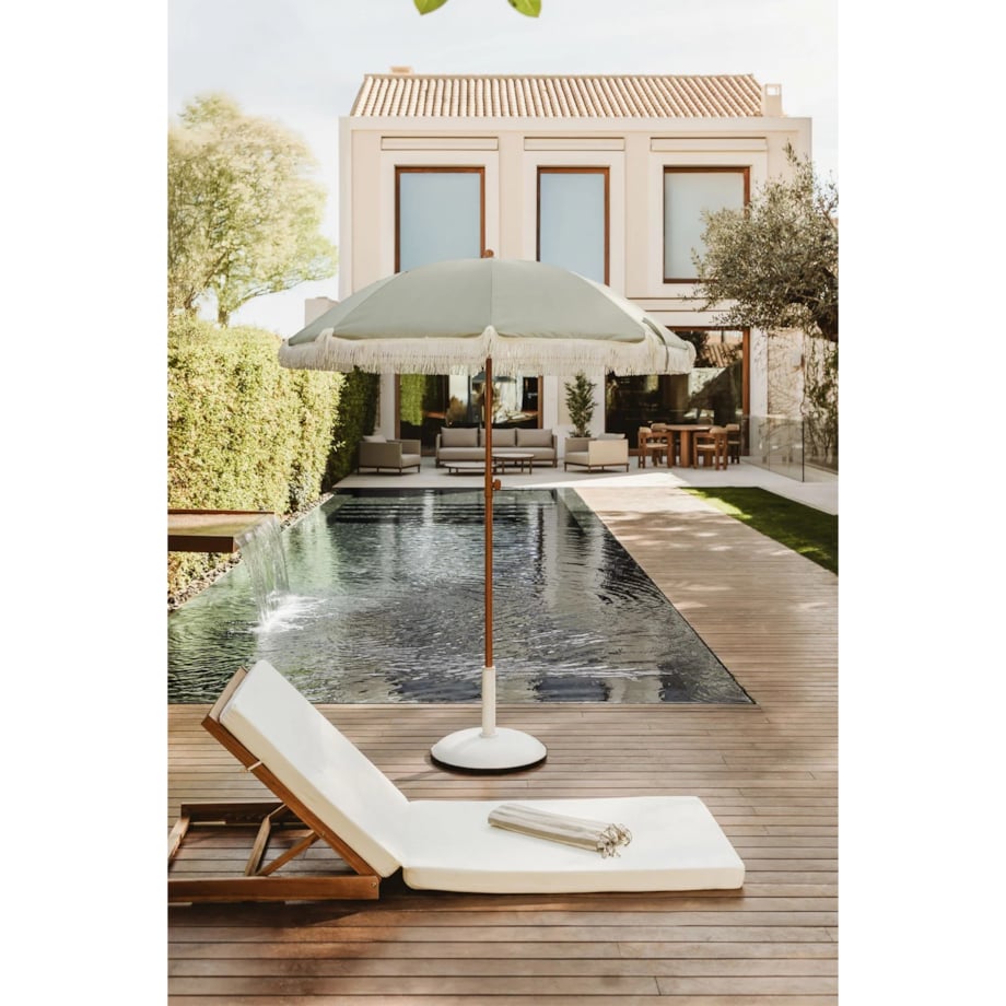 Parasol ogrodowy retro miętowy Mika Ø175 cm