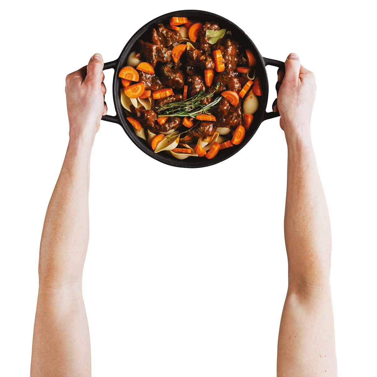 Garnek żeliwny z pokrywą Graphite 26 cm, 5,7 L