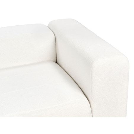 Sofa modułowa 2-osobowa boucle biała FALSTERBO