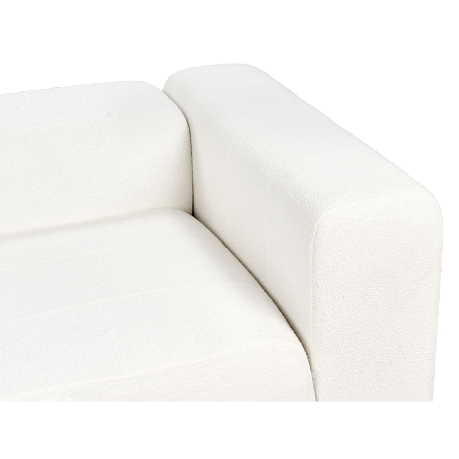 Sofa modułowa 2-osobowa boucle biała FALSTERBO