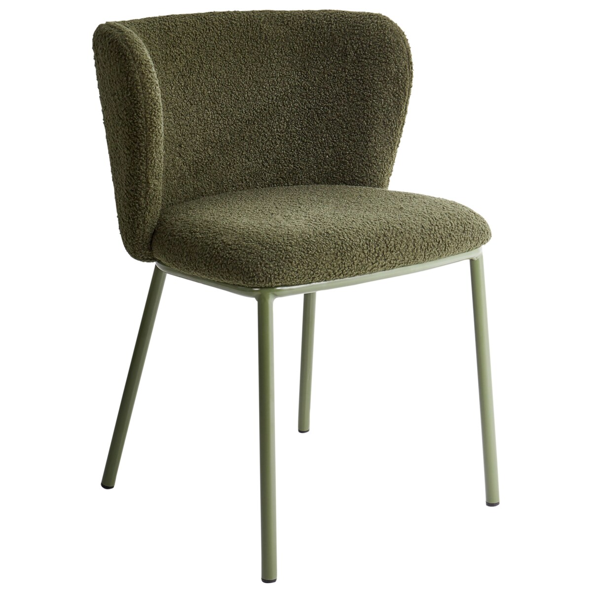 Zestaw 2 krzeseł do jadalni MINA II Ciemnozielony