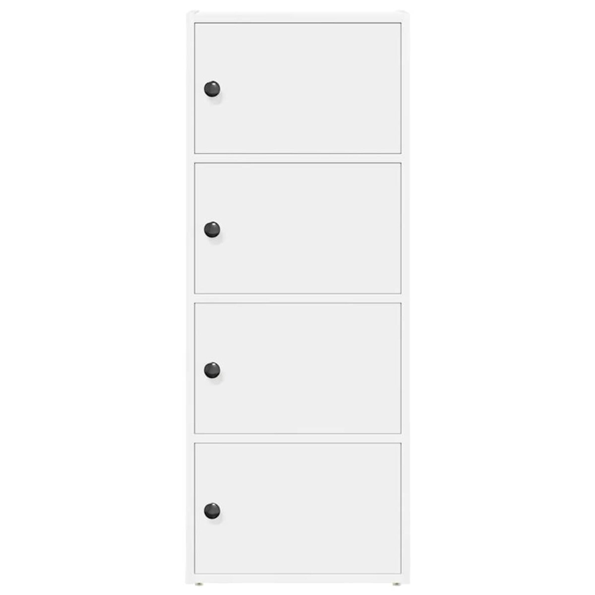 vidaXL Regał na książki, biały, 40x24x102 cm, materiał drewnopochodny