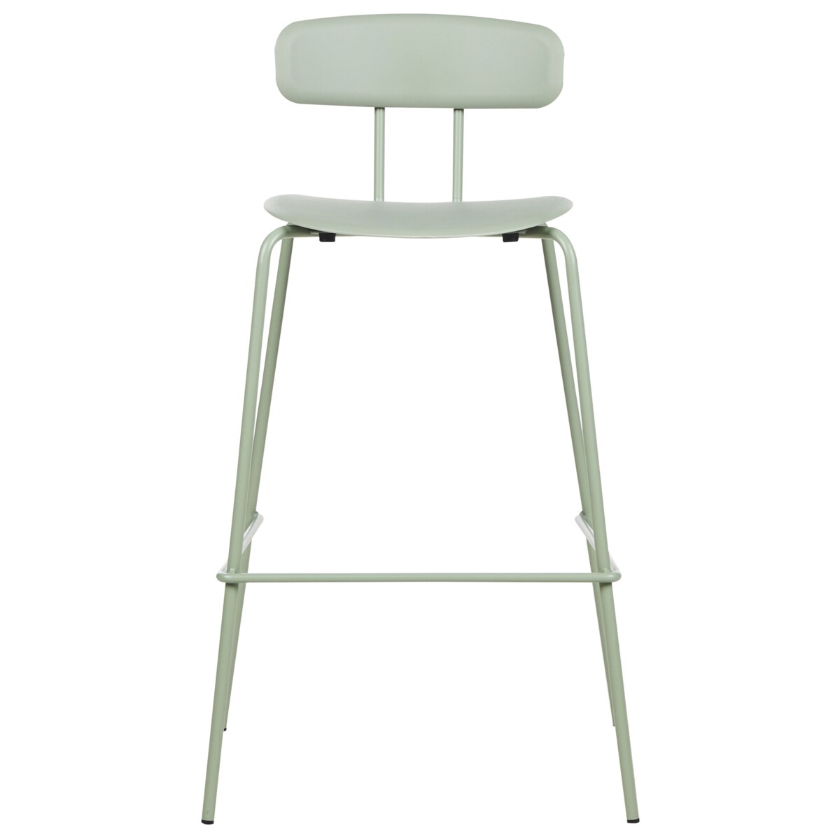 Zestaw 2 krzeseł barowych jasnozielony SIBLEY