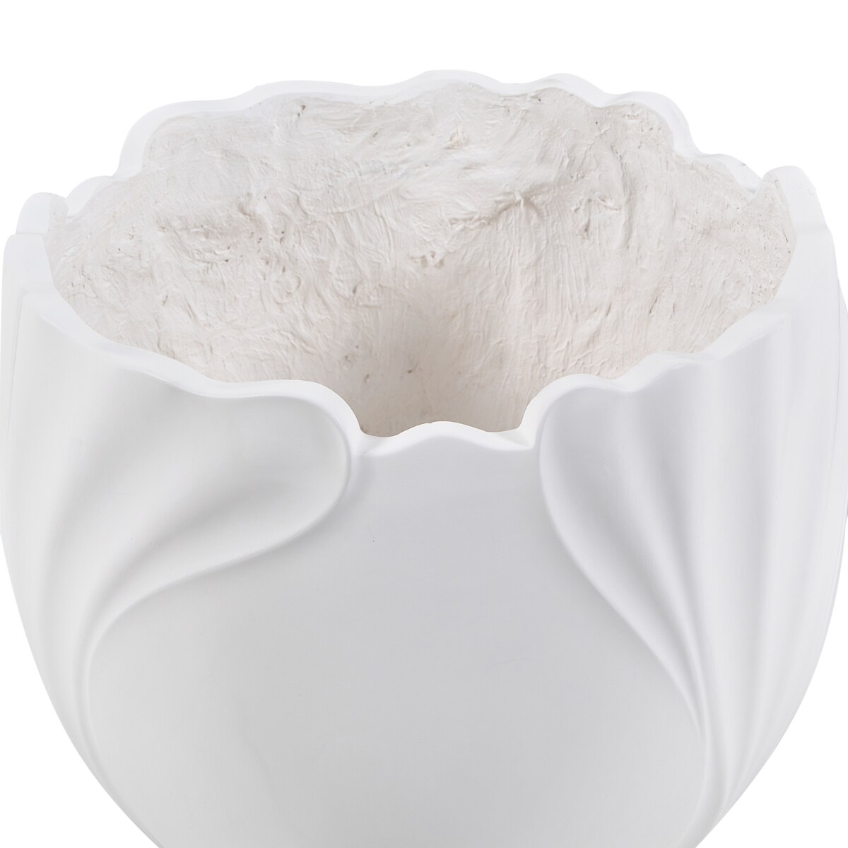 Donica ARPONE 44 cm Złamana biel