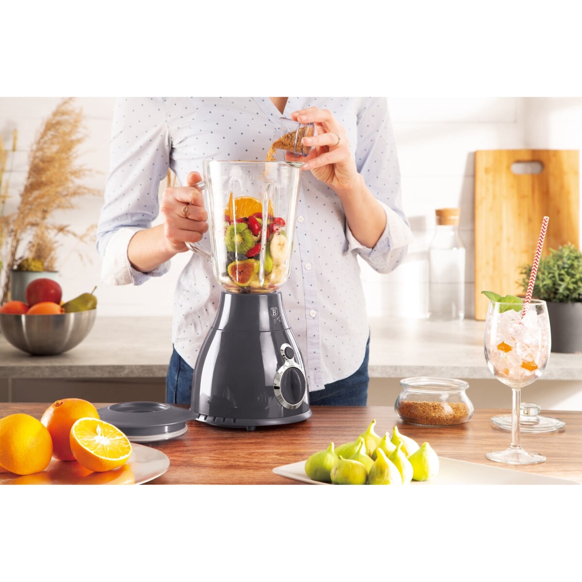 Blender kielichowy 1.5L BERLINGER HAUS Carbon Pro