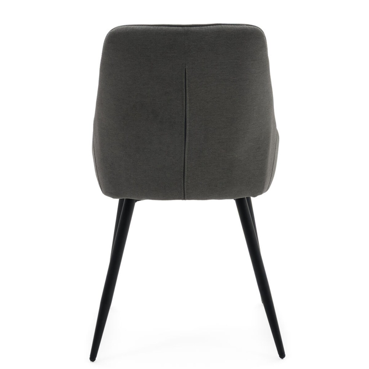 Krzesło LINO tapicerowane szare czarne nogi modne