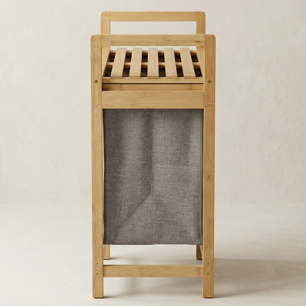 Podwójny kosz na pranie, bambusowy TELA, 70 l