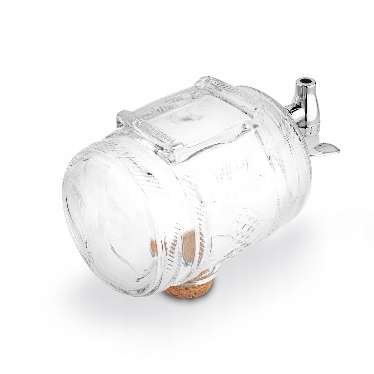 Słoik beczka z kranikiem stojakiem na alkohol soki napoje nalewki piwo 1L