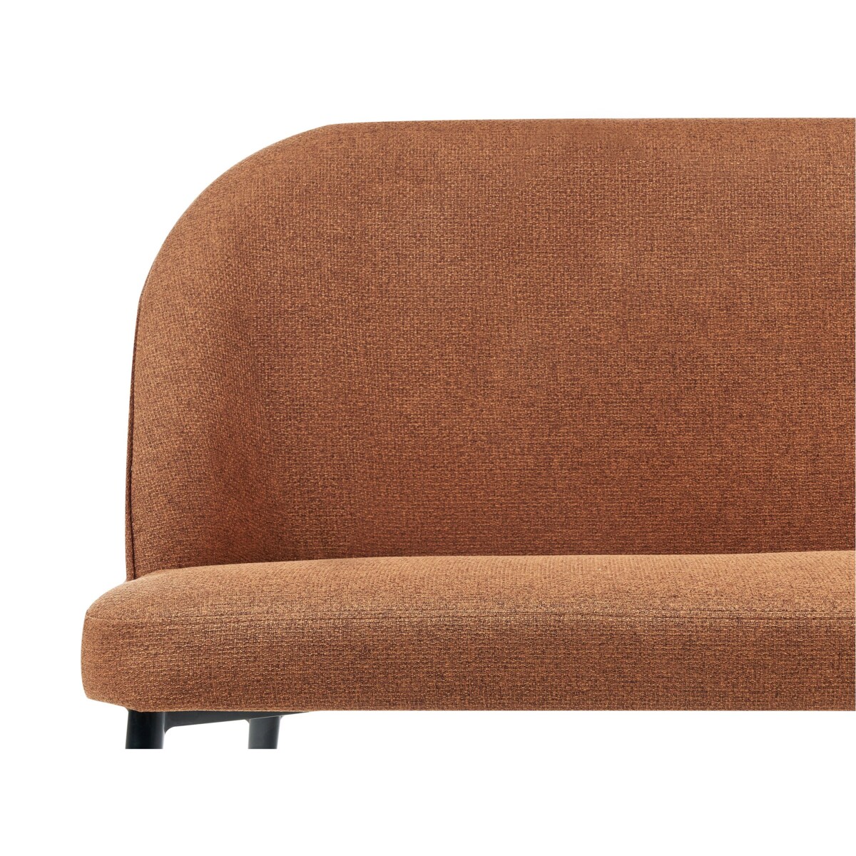 Ławka tapicerowana 2-osobowa brązowa OSBY