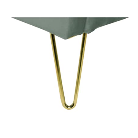 Łóżko welurowe 180 x 200 cm zielone AMBILLOU