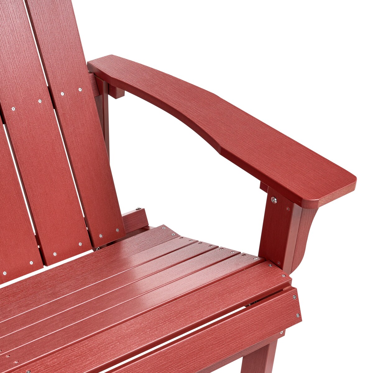 Ławka ogrodowa ADIRONDACK 125 cm Czerwony