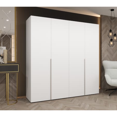 Szafa uchylna otwierana ALICANTE 1 200 wys. 202 cm Biały + u. Kaszmir