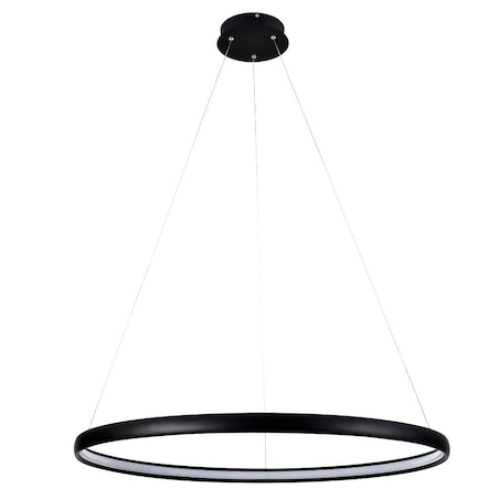 Wisząca lampa nowoczesna Carlo pierścień LED 26W 4000K czarny
