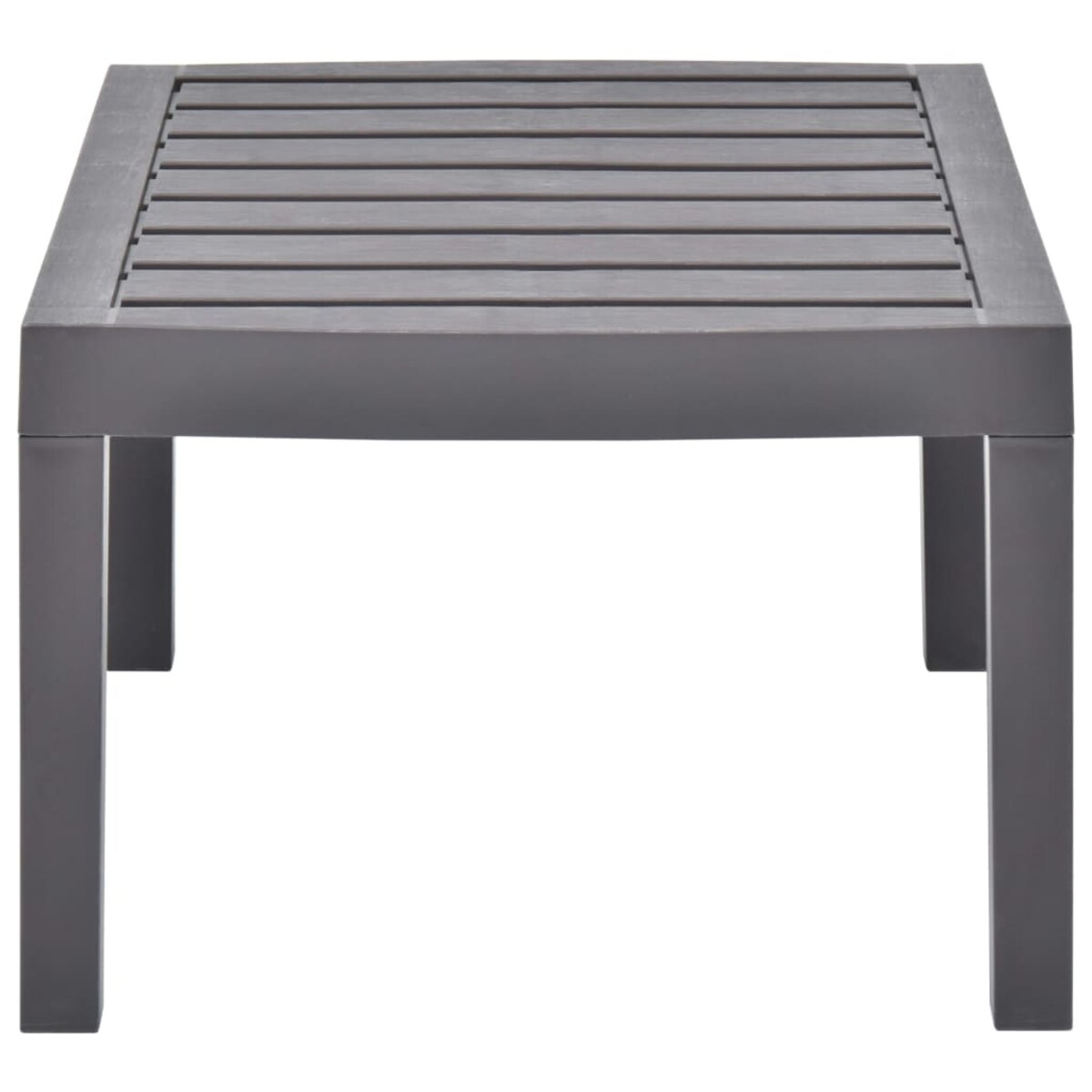 vidaXL Stolik ogrodowy, mokka, 78x55x38 cm, plastik