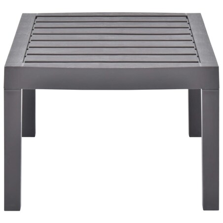 vidaXL Stolik ogrodowy, mokka, 78x55x38 cm, plastik