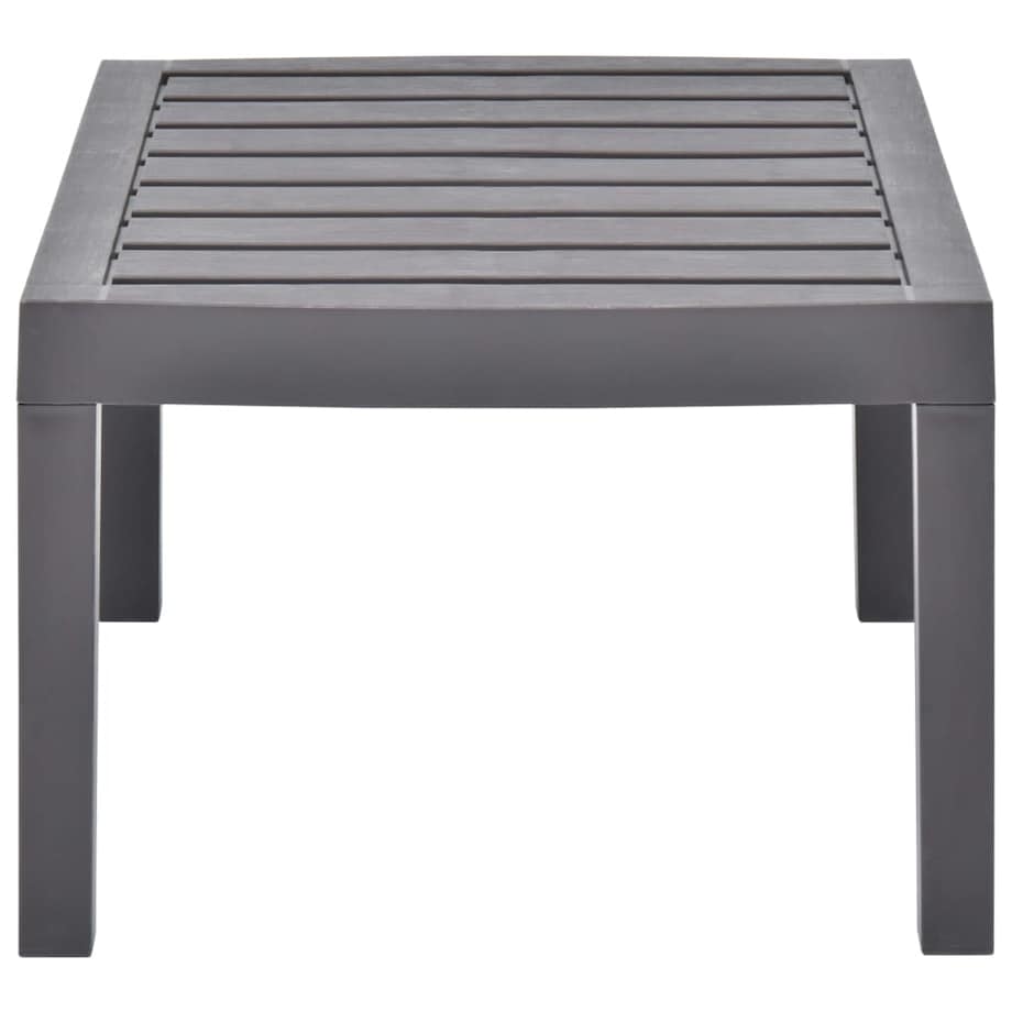 vidaXL Stolik ogrodowy, mokka, 78x55x38 cm, plastik