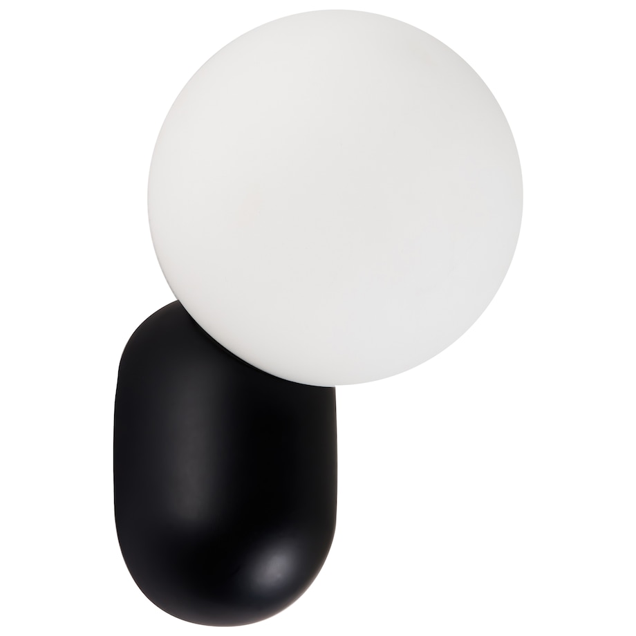 Zestaw 2 lamp ściennych HELME Czarny