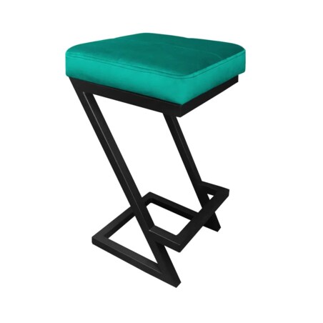 Hoker niski ZAZU VELVET morski