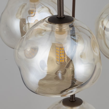 Lampa wisząca TK Lighting LAVA BROWN 11328 brązowa, nowoczesna дизайнерская