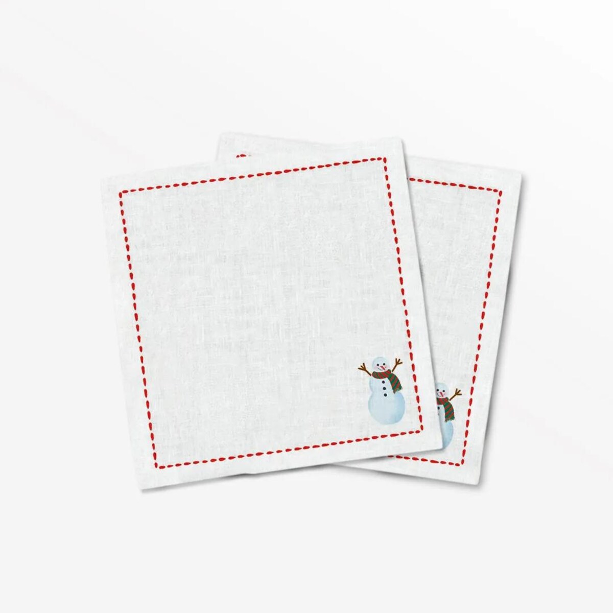Serwetki świąteczne - Minimalistyczny bałwan (2szt.)