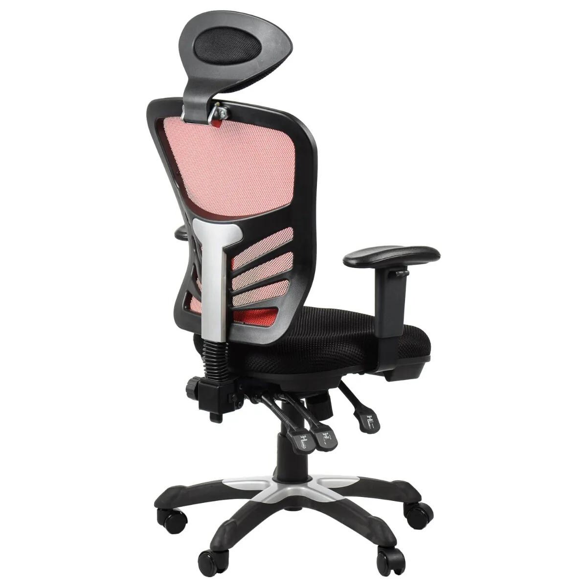 Fotel biurowy HG-0001H czerwony