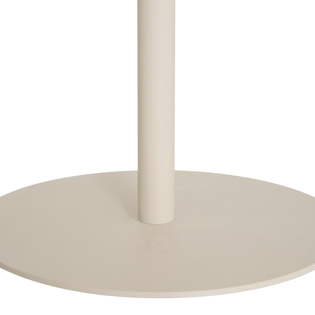 Stolik boczny FLORA Ø 43 cm, blat w kształcie kwiatu, metal