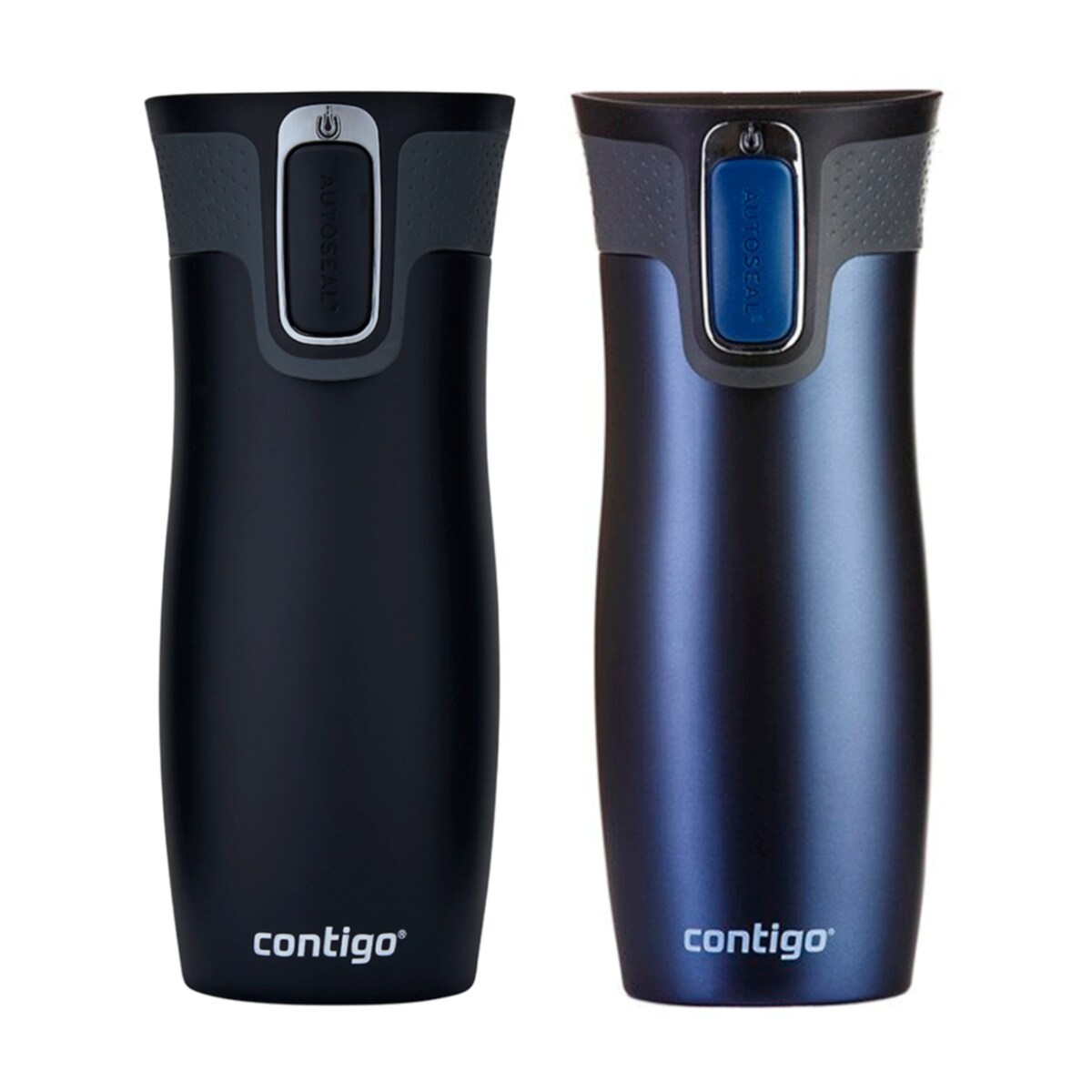 Zestaw kubków termicznych Contigo West Loop 2.0 470ml - granat mat mat + czarny mat