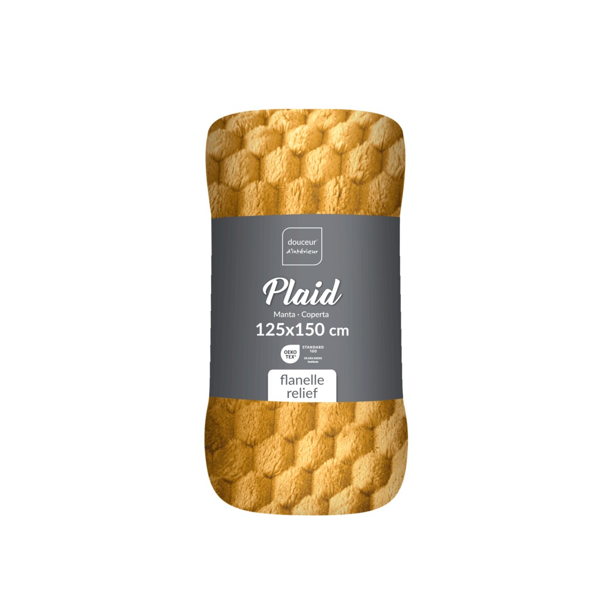 Narzuta flanelowa 125 x 150 cm FROSTY