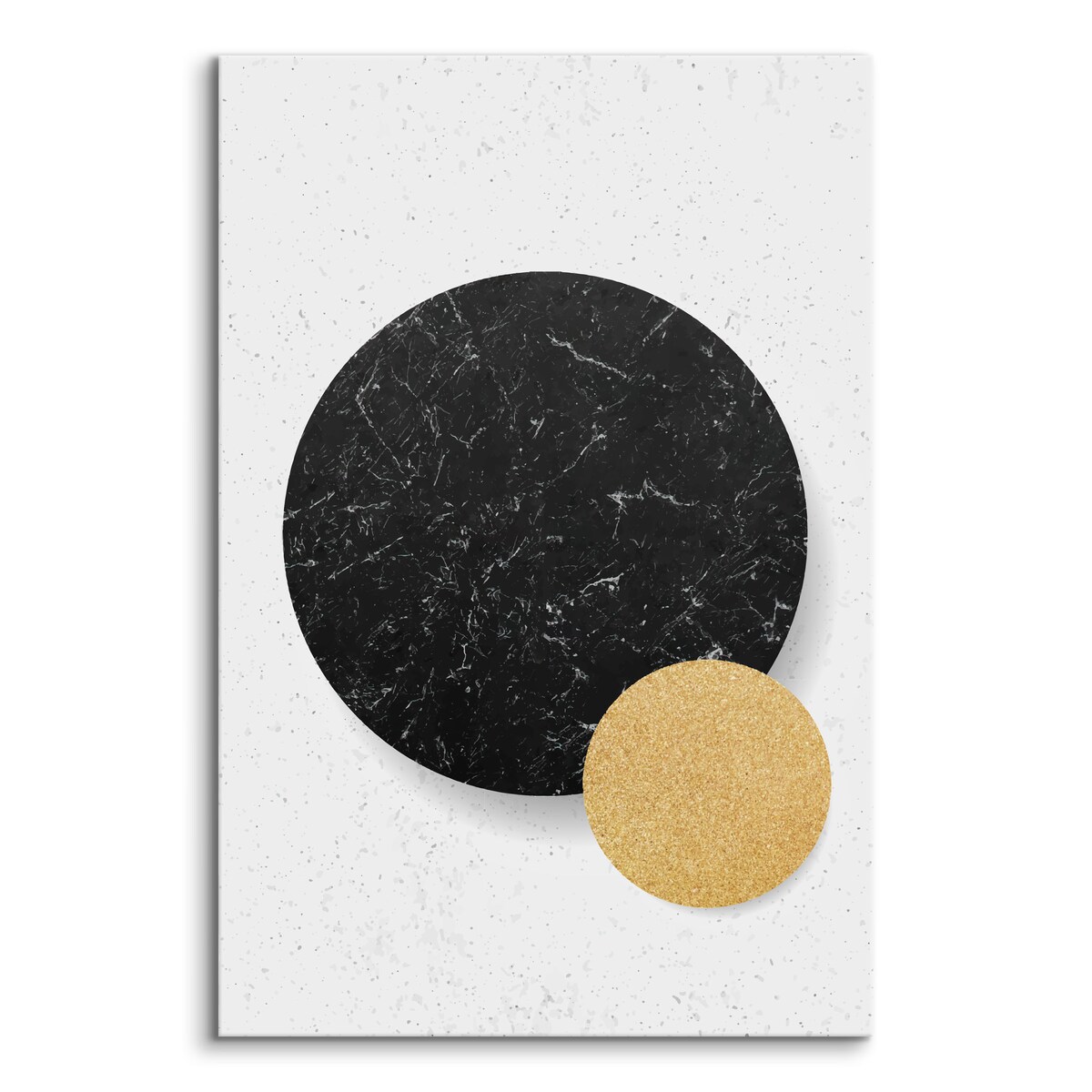 Obraz Marmur Koła Figury Geometryczne Styl Glamour 80x120cm