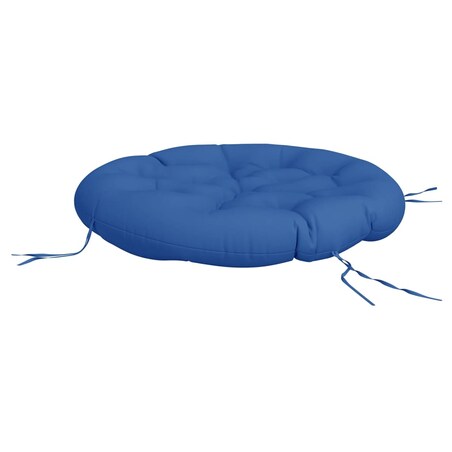vidaXL Okrągła poduszka, kolor szafirowy, Ø 100x11 cm, tkanina Oxford
