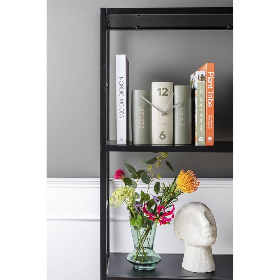 Zegar LIBRI szary 20x20 cm