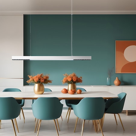 Lampa sufitowa wisząca Light Prestige Cali biały LED 2700K-6500K (SMART) 1 szt.