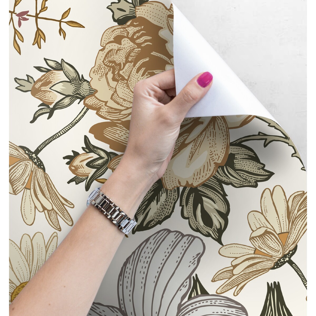 Tapeta Wiejskie kwiaty, 416x254cm