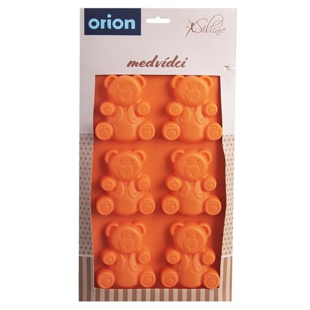 Forma Foremki do Ciastek Babeczek Silikonowe Niedźwiadki misie 31 x 18 cm