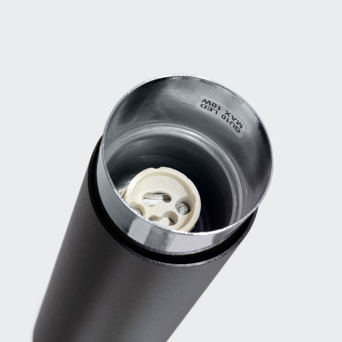 Plafon NERO 12,5 czarny/chrom