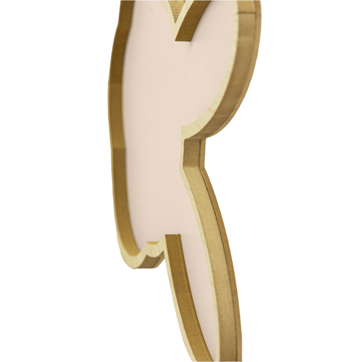 Podstawka Wielkanocna Tacka Zając Królik Dekoracja Różowy 30,5X21,5 Cm