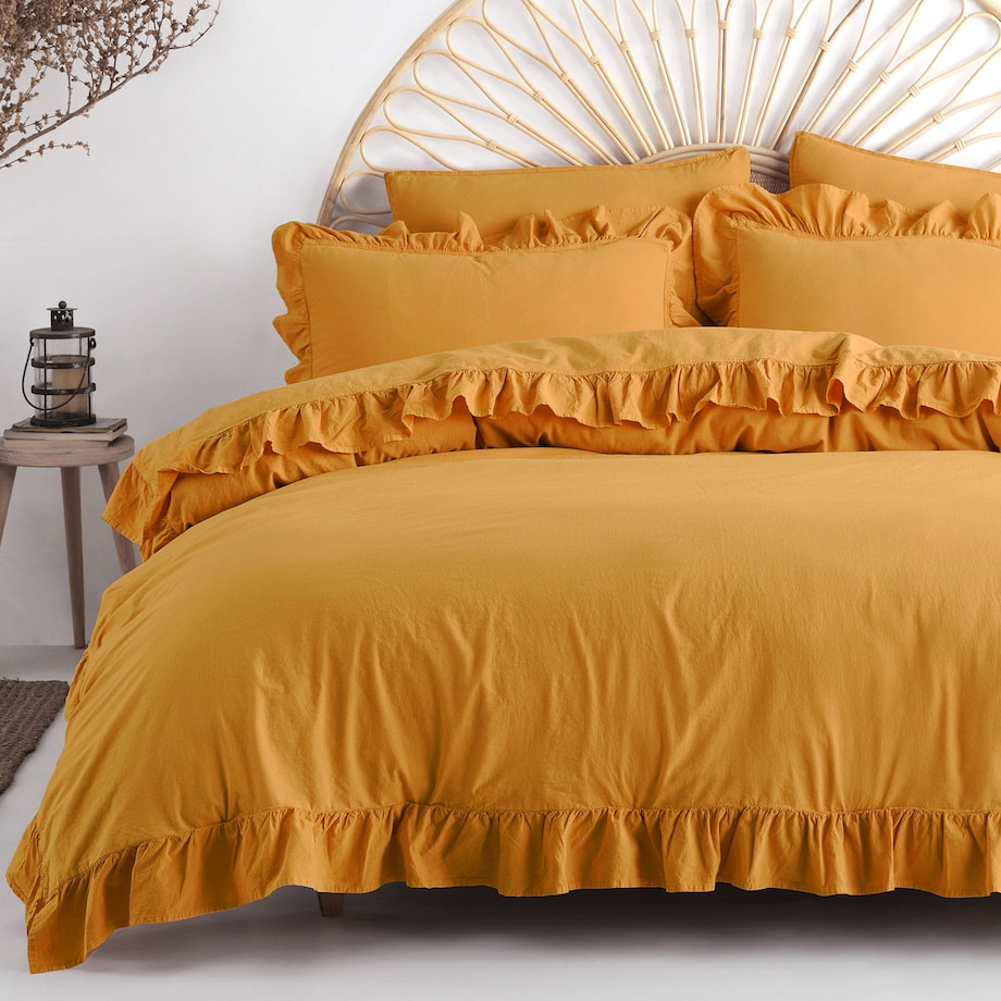 Pościel bawełniana 220x200 Stonewashed Exclusive, Narcyz