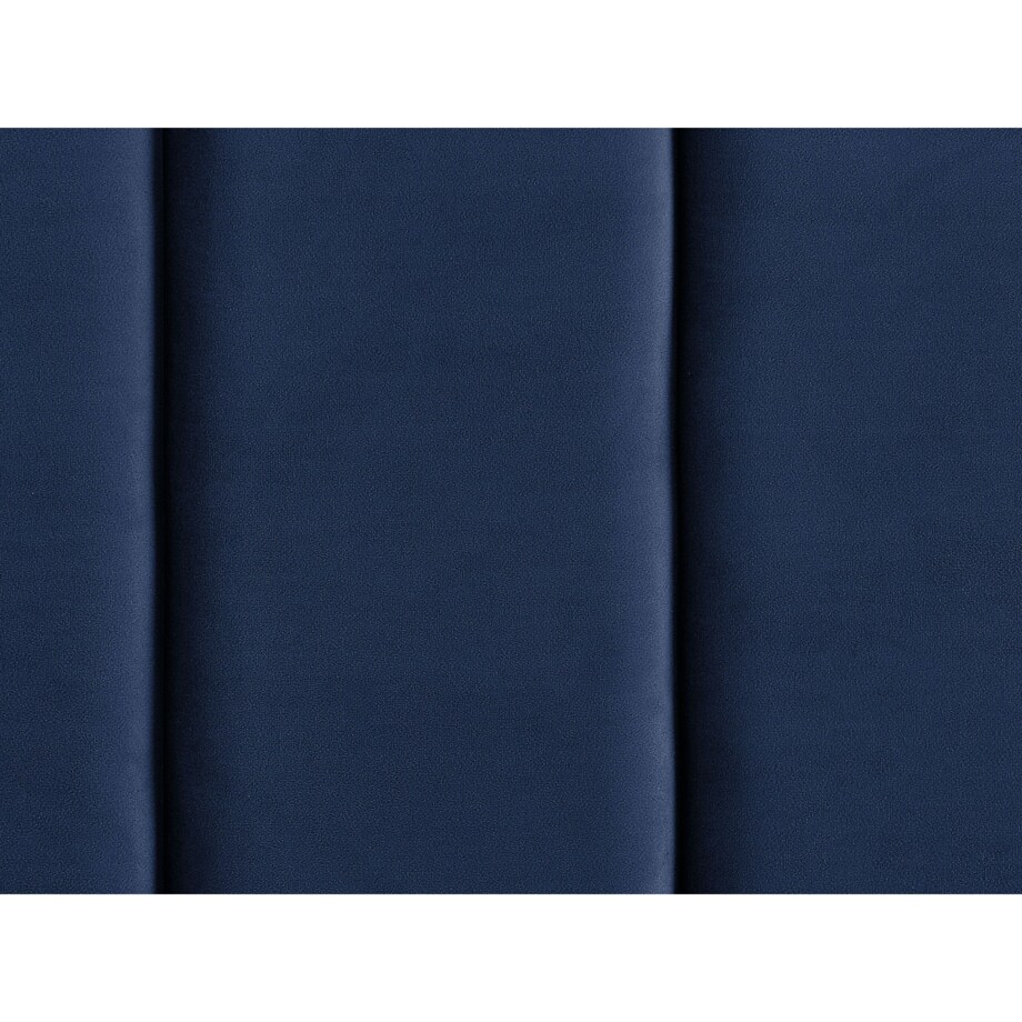 Łóżko welurowe 180 x 200 cm niebieskie VILLETTE