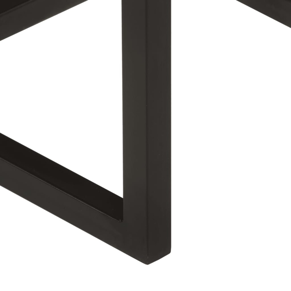 vidaXL Stoliki kawowe, zsuwane razem, 3 szt., drewno mango i żelazo