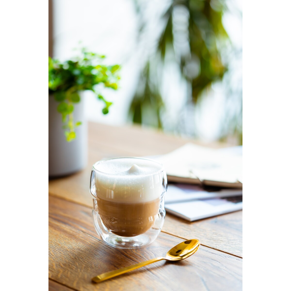 2 szklanki do espresso z podwójną ścianką 70 ml Sferico 7947