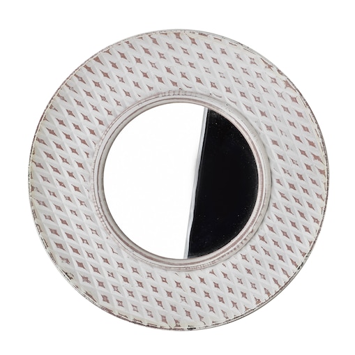 DAZ Lustro ozdobne 34,5x34,5x3cmśrednica lustra: 18cm