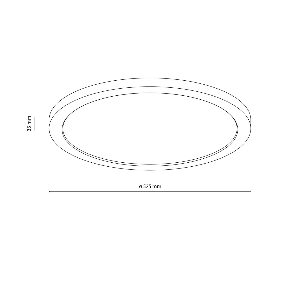 Plafon LED 45W TK Lighting AQUA WOOD BUK 18008 IP54 biały z drewnem 52,5 cm do kuchni i salonu
