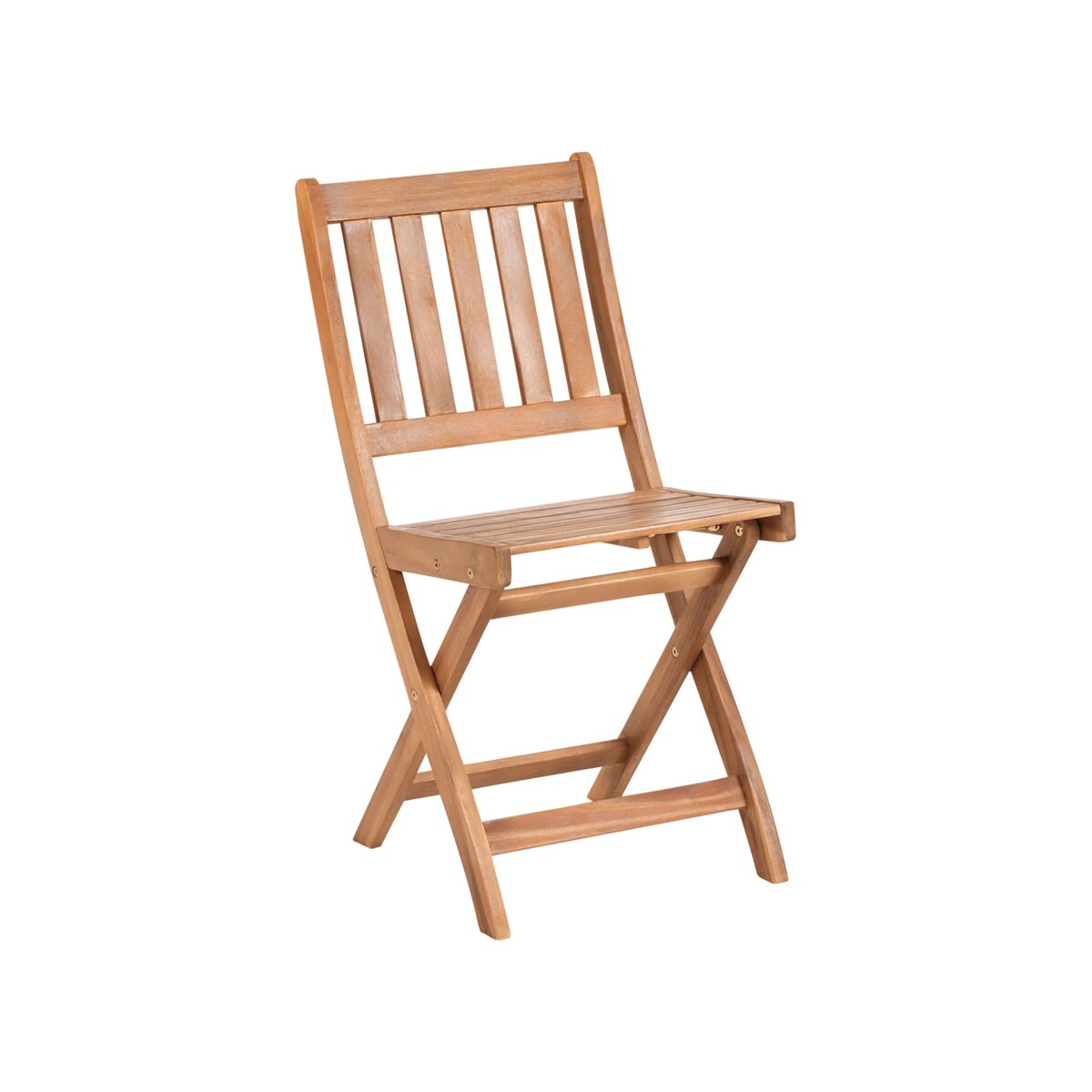 Zestaw mebli balkonowych Składane FEBBIO Certyfikowane drewno akacjowe Brązowy