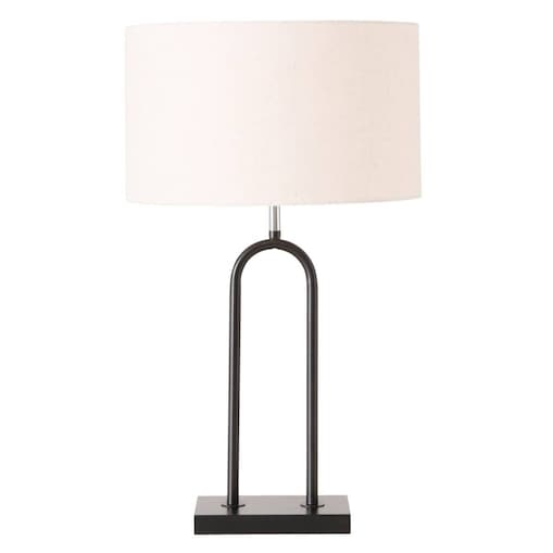 Lampa stołowa Medley, metalowy stelaż, 65 cm